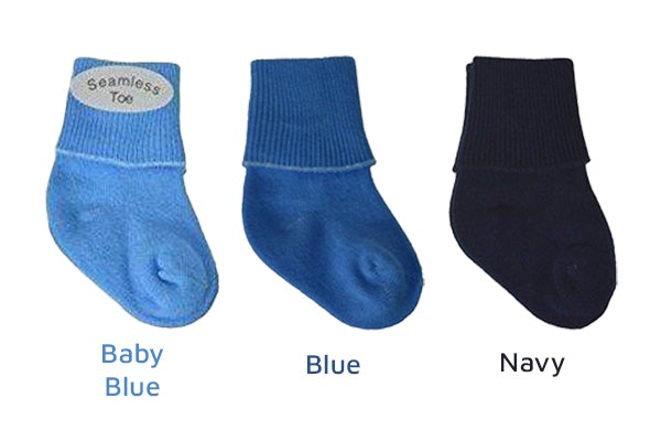 Newborn Baby Boy Cotton Turn Cuff Bootie 9 Pair Pack U78D