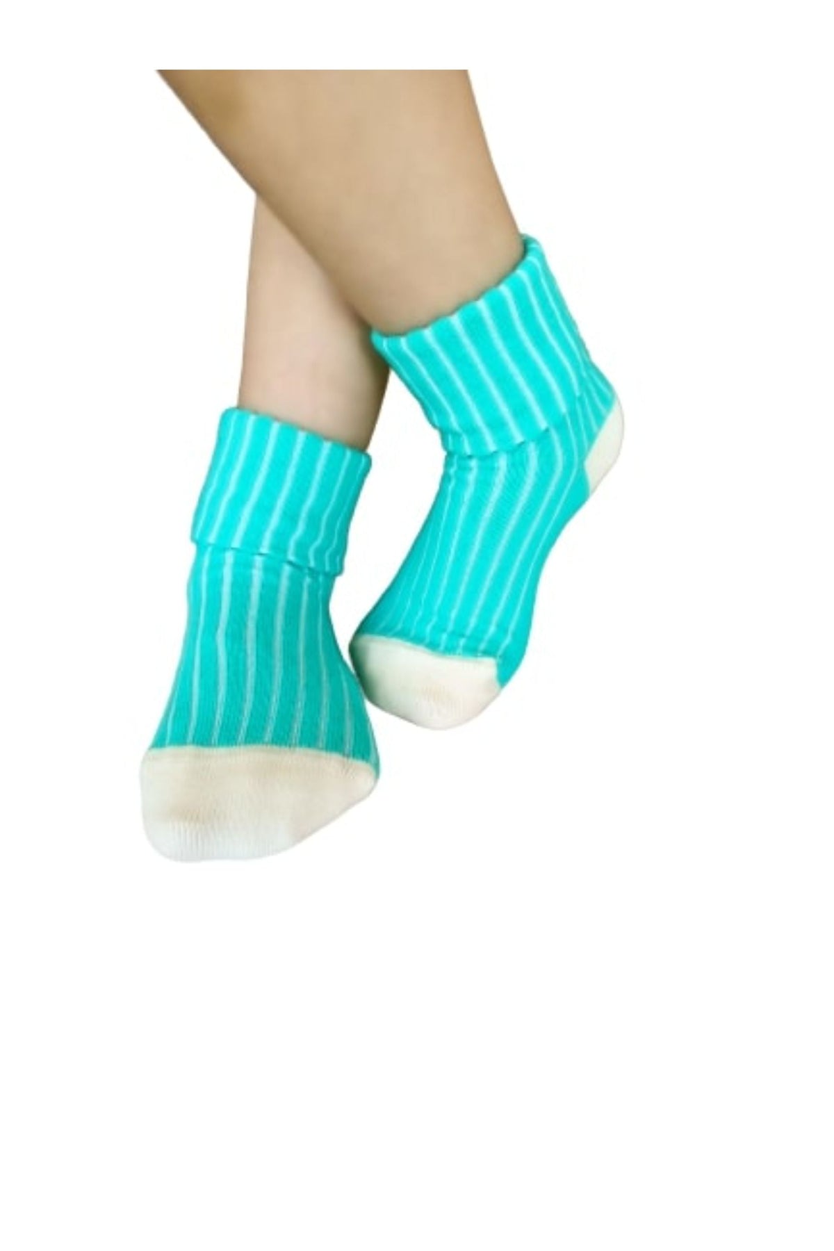 Toddler Combed Cotton Ribbed Turn Cuff 2-Pack Socks