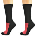 Cotton Athletic Crew Cushioned 2 Pair Pack Performance Socks