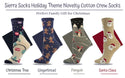 Holiday Theme Novelty Cotton Crew Socks