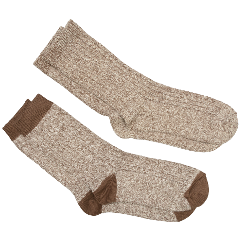 Outdoor Boot Hiking Marled Twisted Cotton 2 Pair Pack Socks