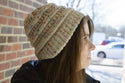 Ponytail Beanie Women's Big Girls Ribbed Cozy Hats