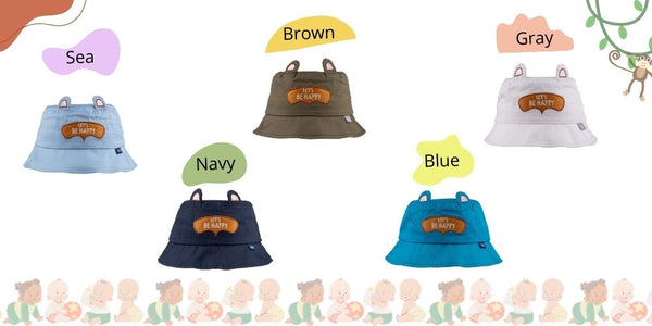 Let'S Be Happy Old-Baby Bucket Hat 1-3 Years