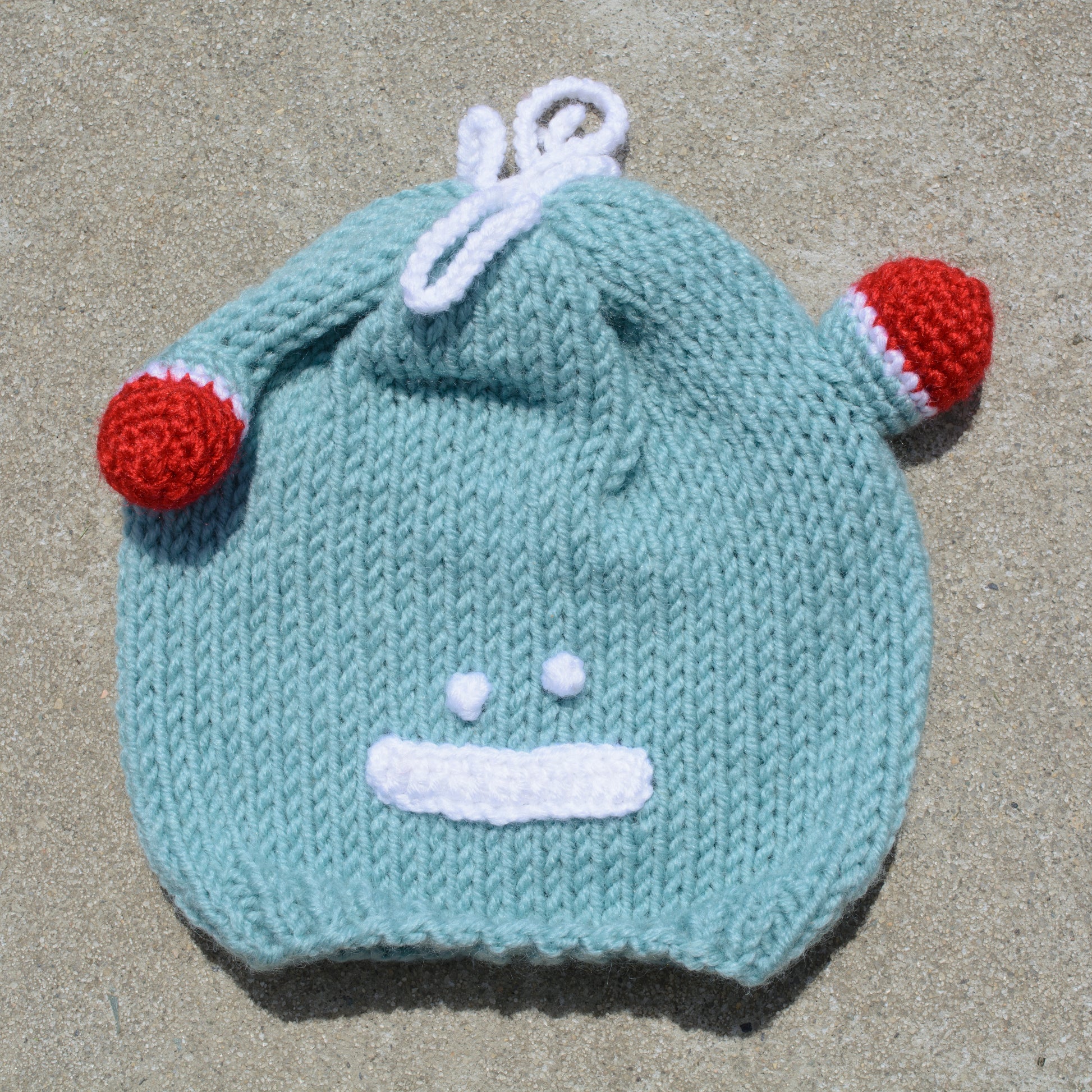 Kids Beanie Hat, Kids Winter Hand-Knitted Wool Frog Animal Theme Hat
