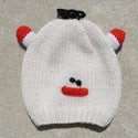 Kids Beanie Hat, Kids Winter Hand-Knitted Wool Frog Animal Theme Hat