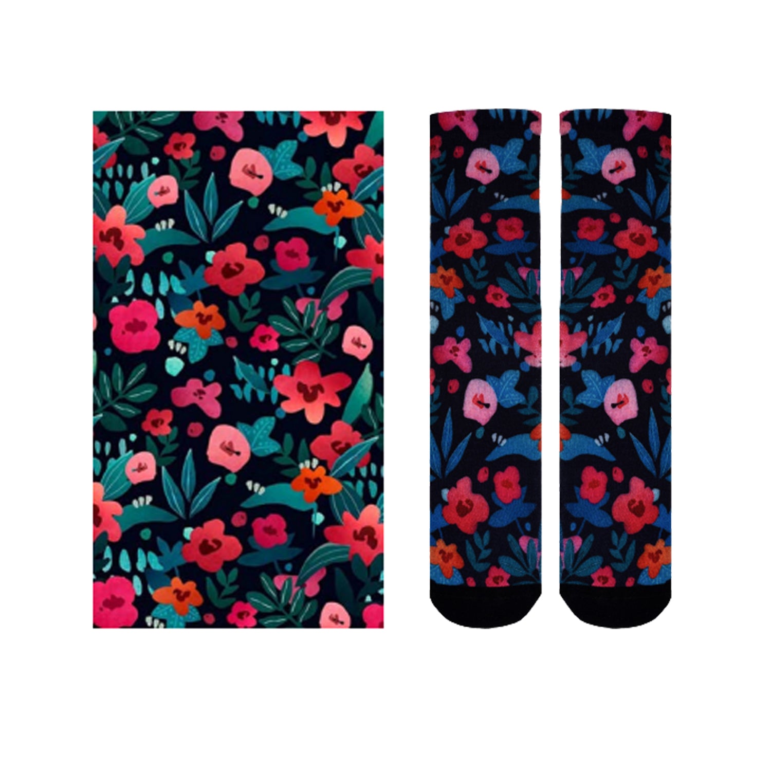 Men & Women's CoolMax Knee-High Socks, Nature Inspired Collection for Men & Women Eco-Friendly Knee High Socks
