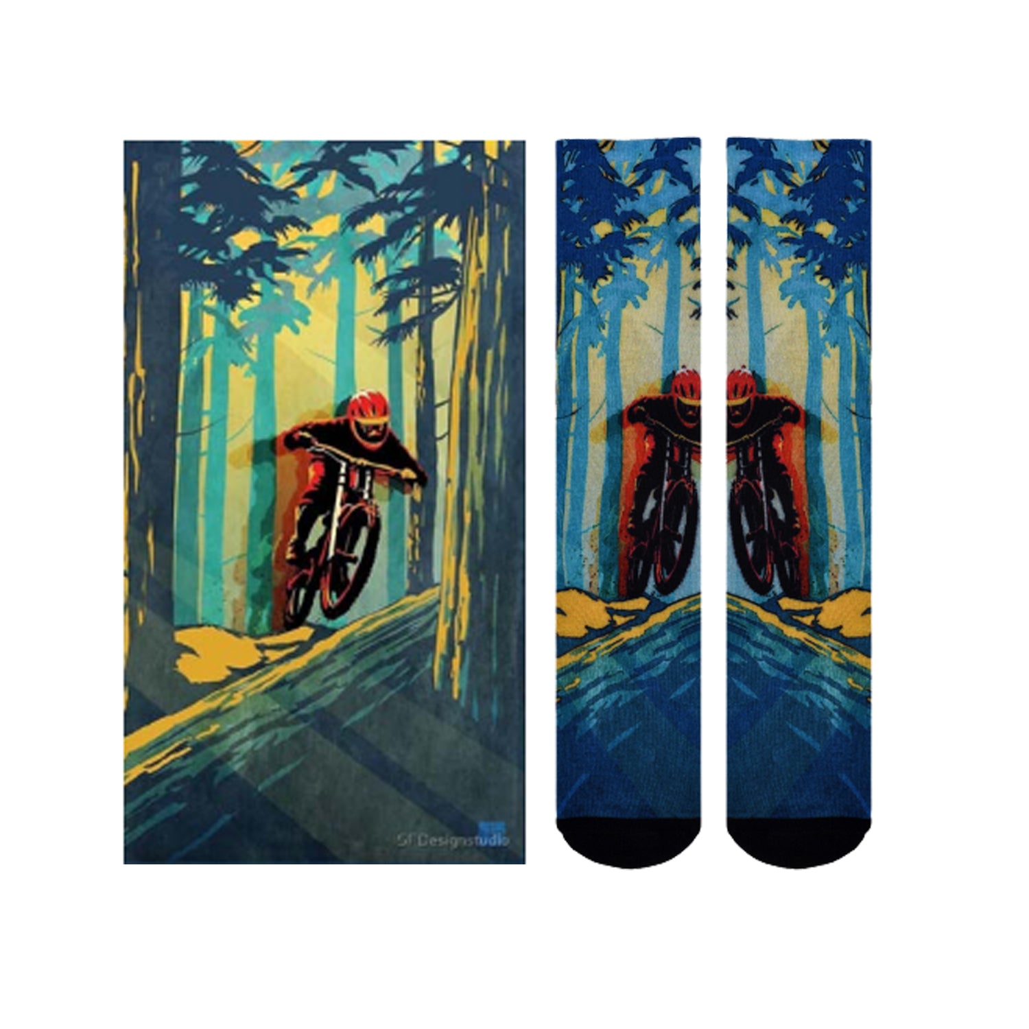 Men & Women's CoolMax Knee-High Socks, Nature Inspired Collection for Men & Women Eco-Friendly Knee High Socks