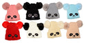 Unisex Cute Panda Cartoon Pattern Knit Winter Beanie For Kids (3-10 Years)