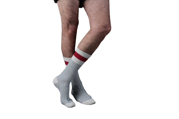 Wool Striped Boot Work Men's 3 Pair Pack Socks