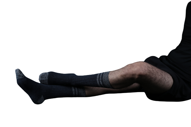 Wool Blended Crew Marled Men 2 Pair Pack Outdoor Hiking Socks