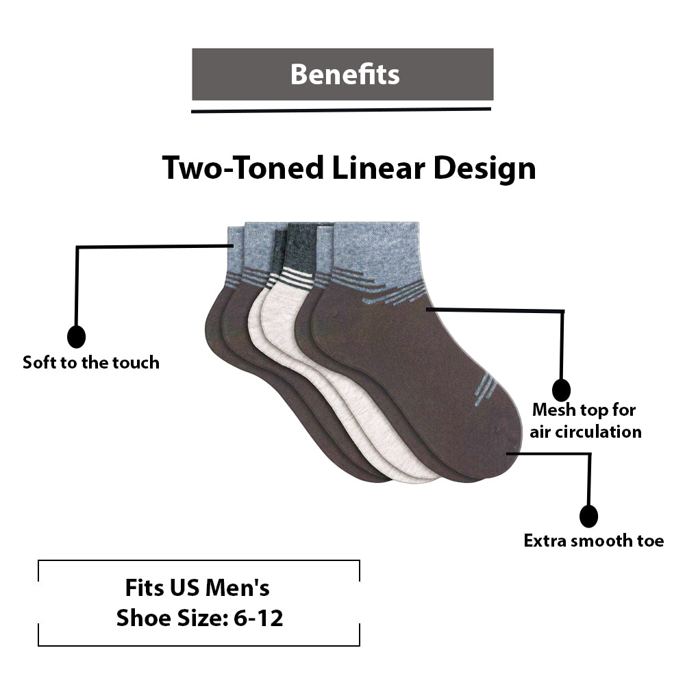 Low Cut Mesh Top Performance Rayon Socks 3 Pair Pack