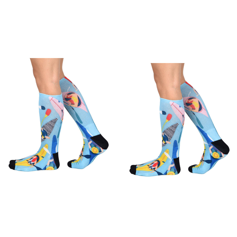 Men & Women's CoolMax Knee-High Socks, Nature Inspired Collection for Men & Women Eco-Friendly Knee High Socks