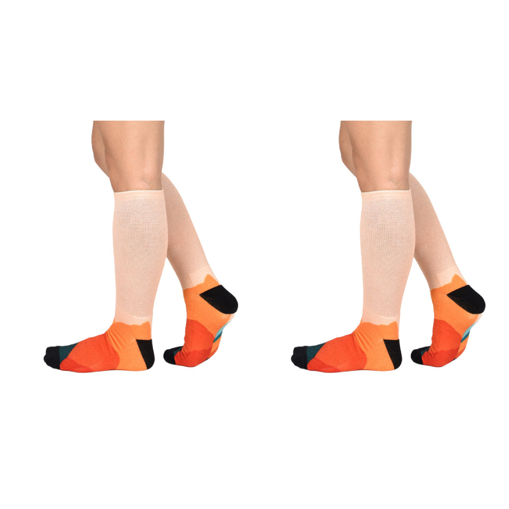 Men & Women's CoolMax Knee-High Socks, Nature Inspired Collection for Men & Women Eco-Friendly Knee High Socks