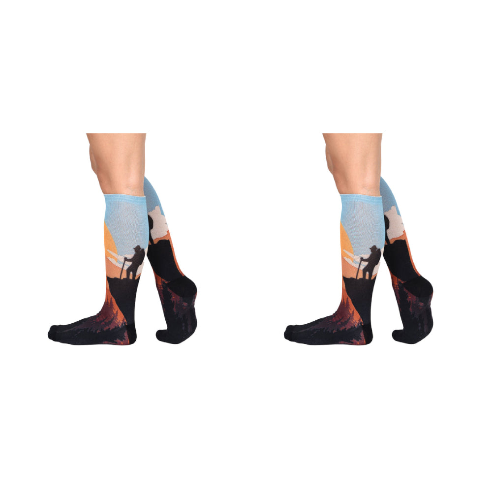 Men and Women's CoolMax Knee High Socks - Colorful, Fun and Sporty Socks
