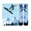 Sierra Socks Sky High Pattern CoolMax Socks, Nature Collection for Men & Women Eco-Friendly Crew Socks