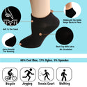 Unisex No Show Anklet Cool Max Socks - 3 Pair Pack