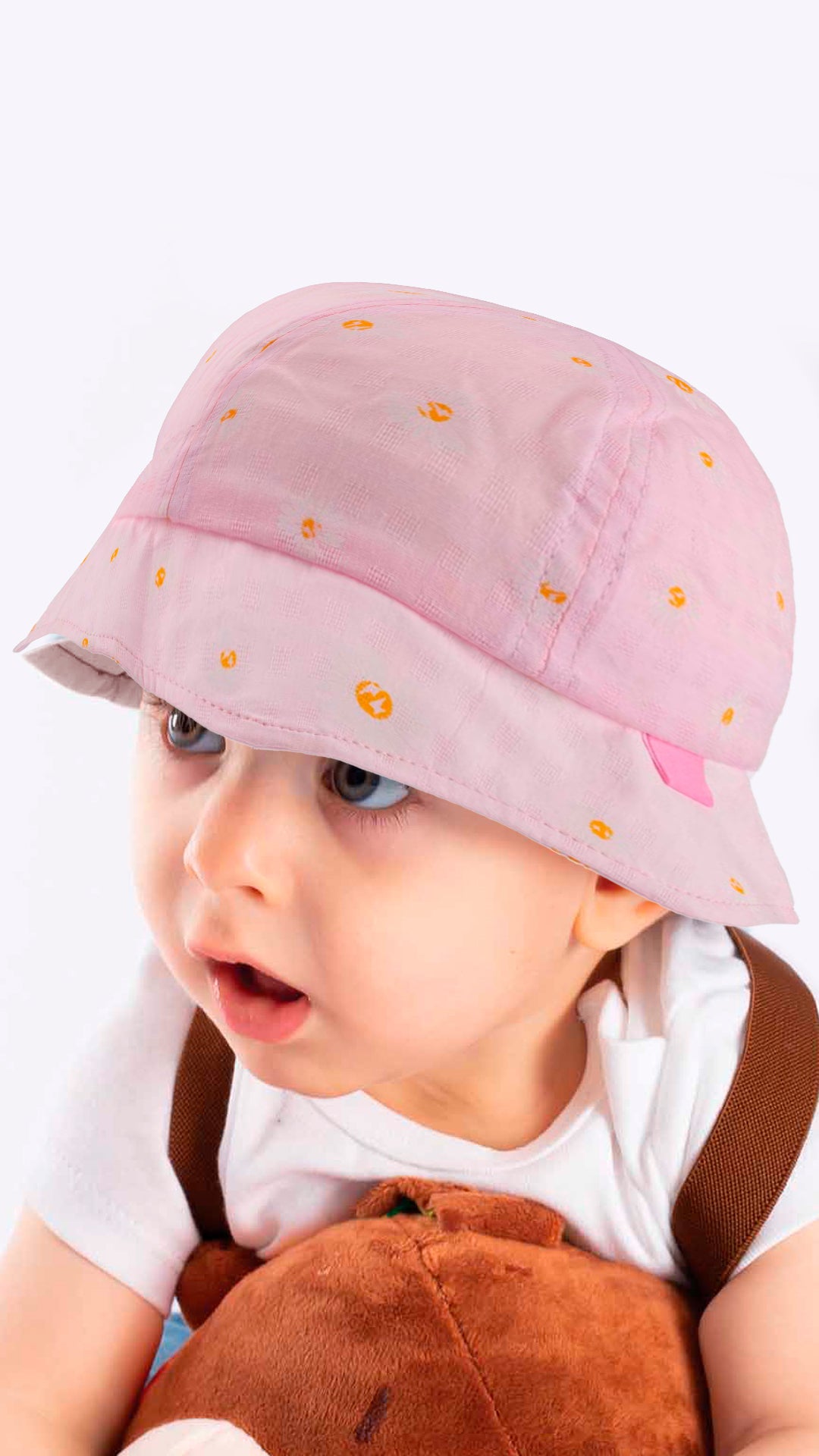 Breathable Overall Print 4-8 Years-Kids Cap