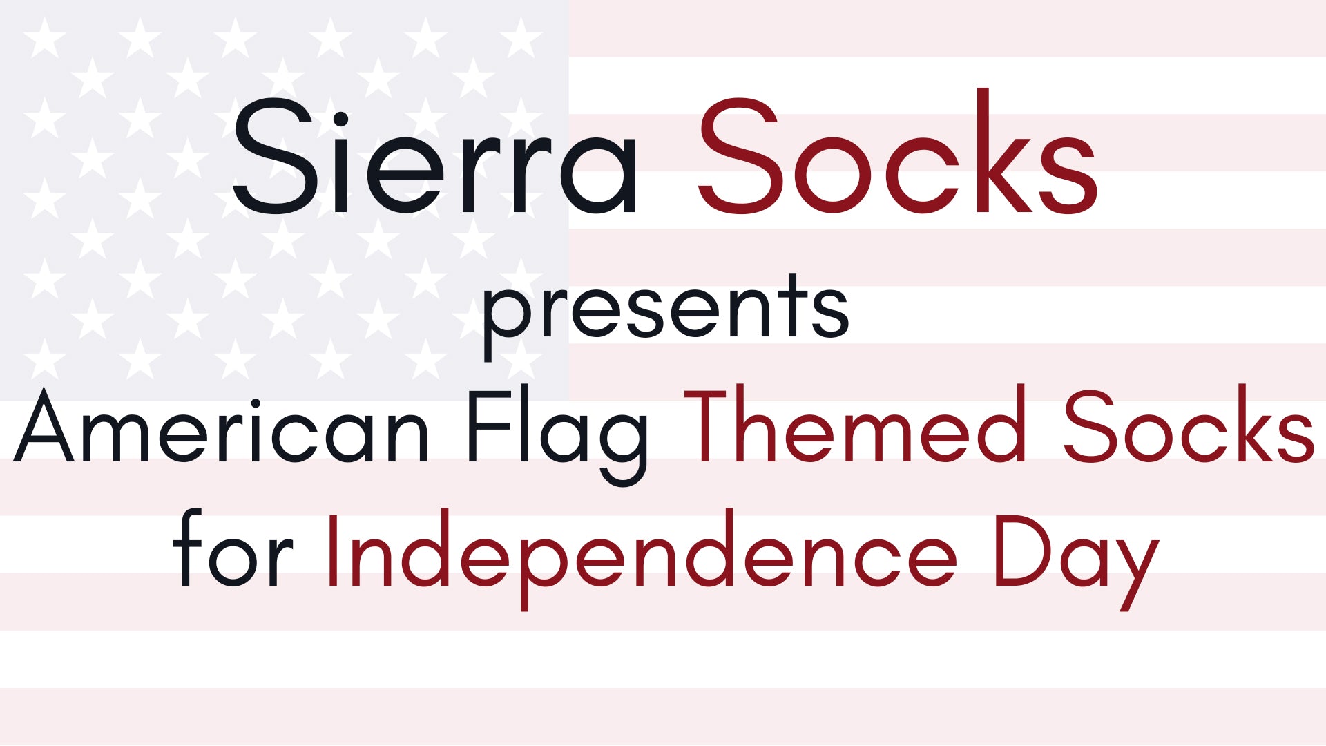 American Flag Socks