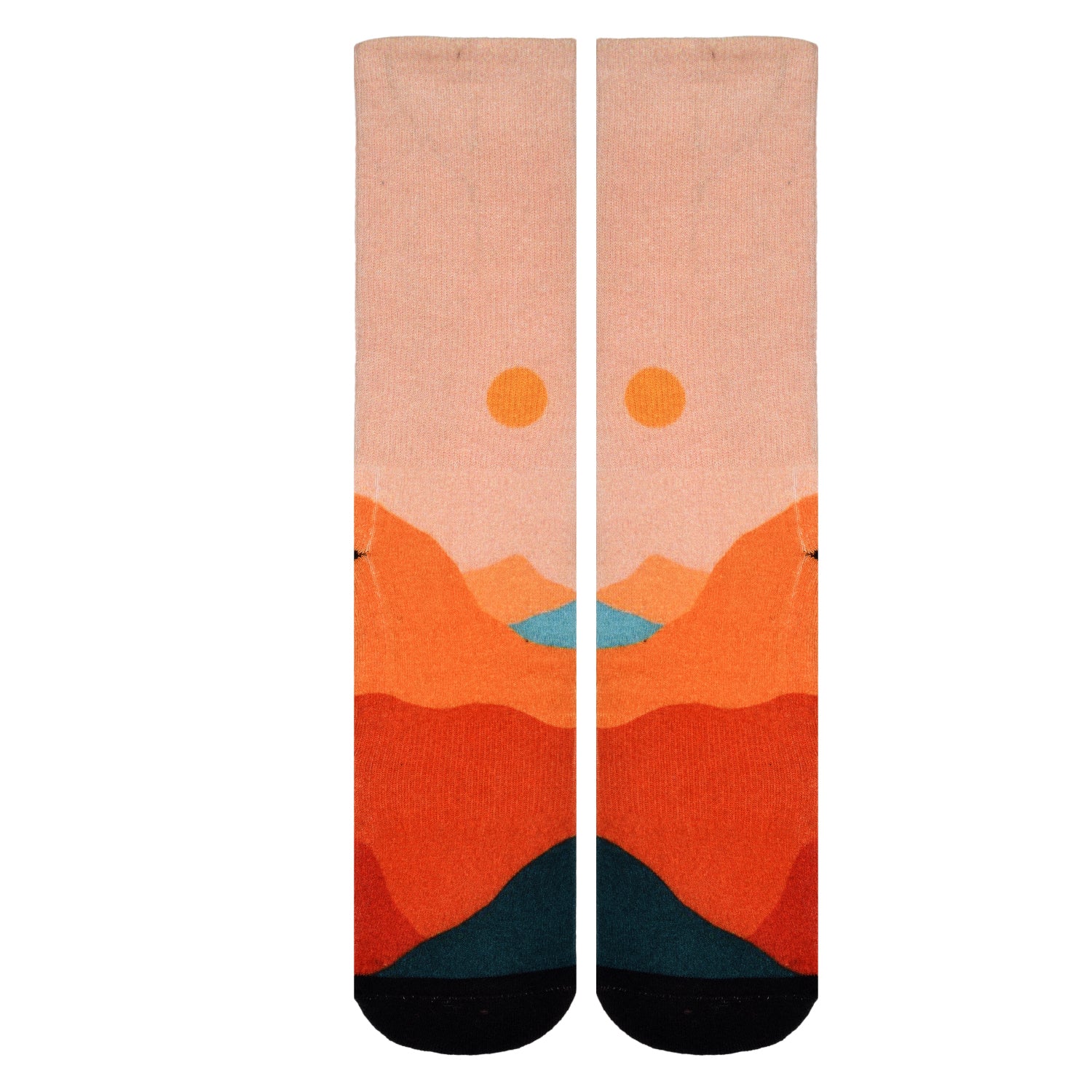 Men & Women's CoolMax Knee-High Socks, Nature Inspired Collection for Men & Women Eco-Friendly Knee High Socks