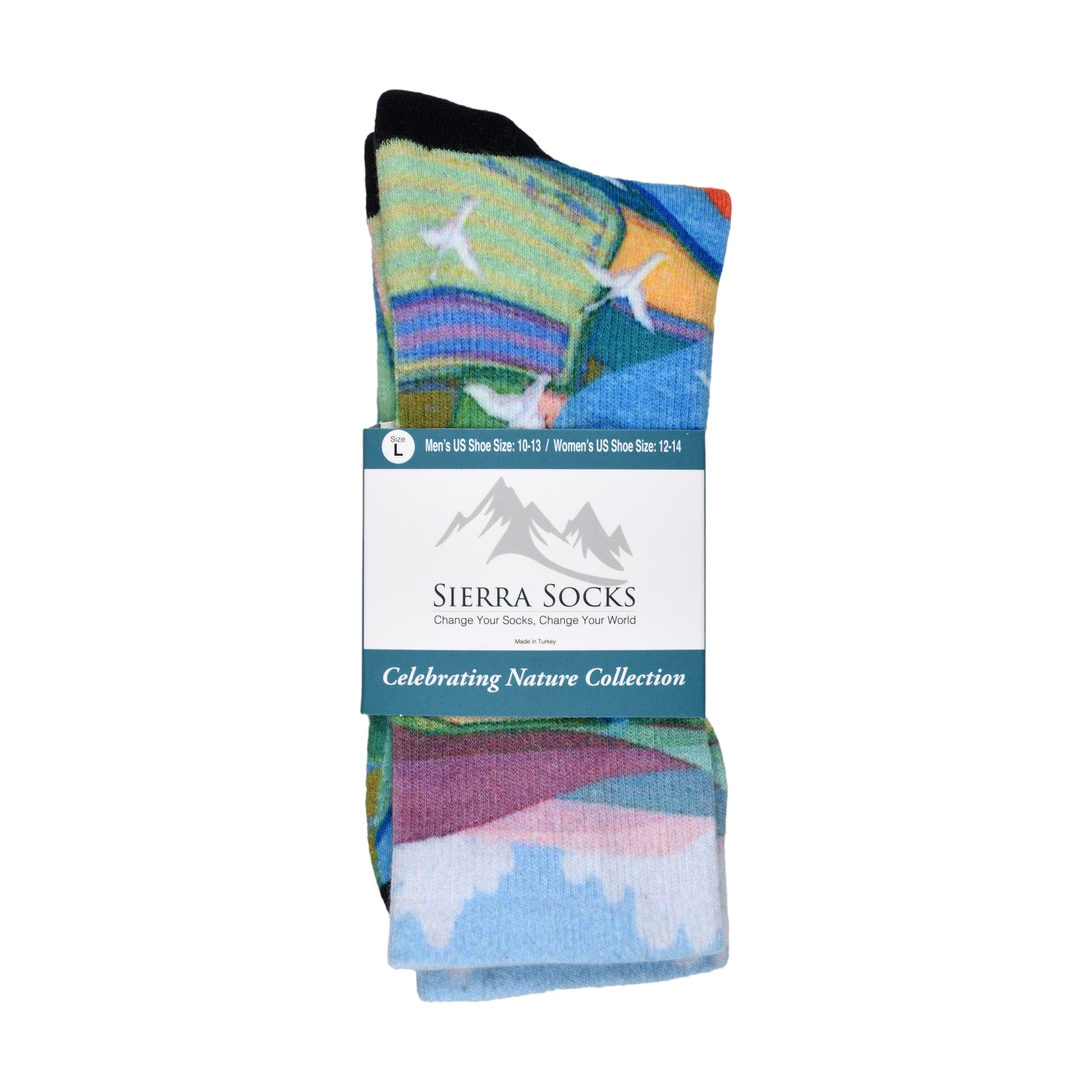 Men & Women's CoolMax Knee-High Socks, Nature Inspired Collection for Men & Women Eco-Friendly Knee High Socks