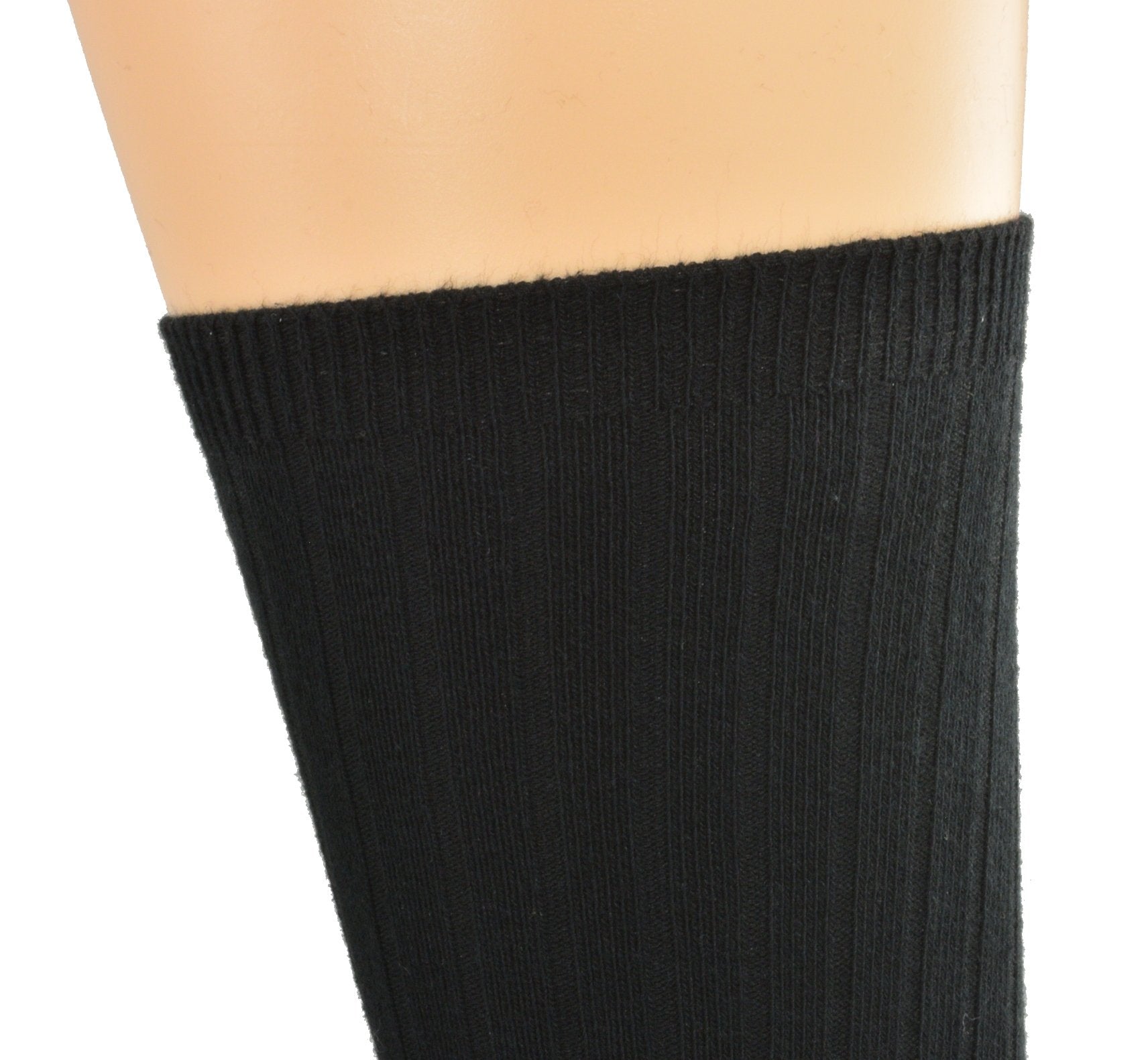 Big Boys & Girls (Unisex) Classic Dress Uniform Ribbed 3 Pair Pack Crew Socks