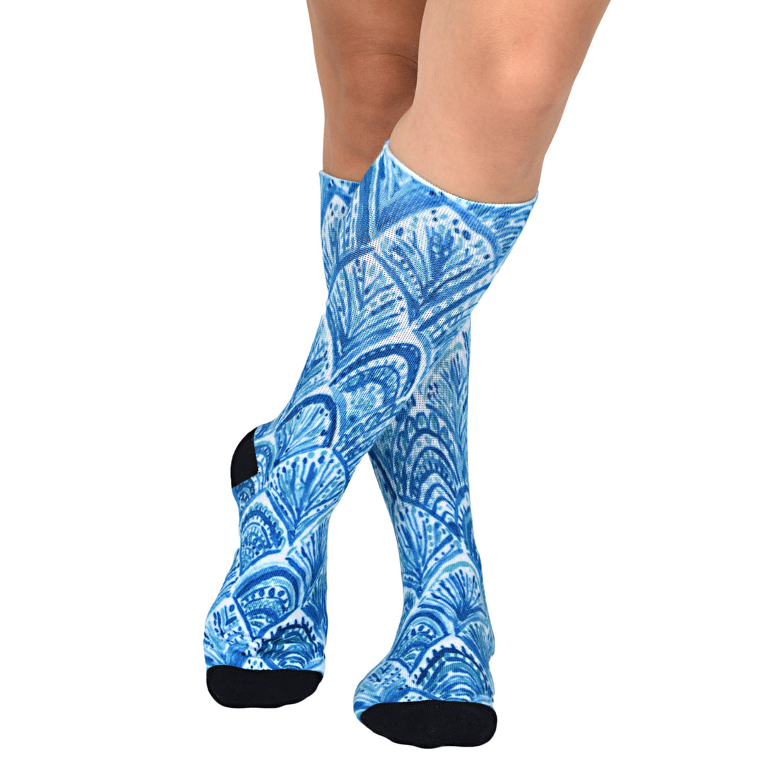 Men & Women's CoolMax Knee-High Socks, Nature Inspired Collection for Men & Women Eco-Friendly Knee High Socks