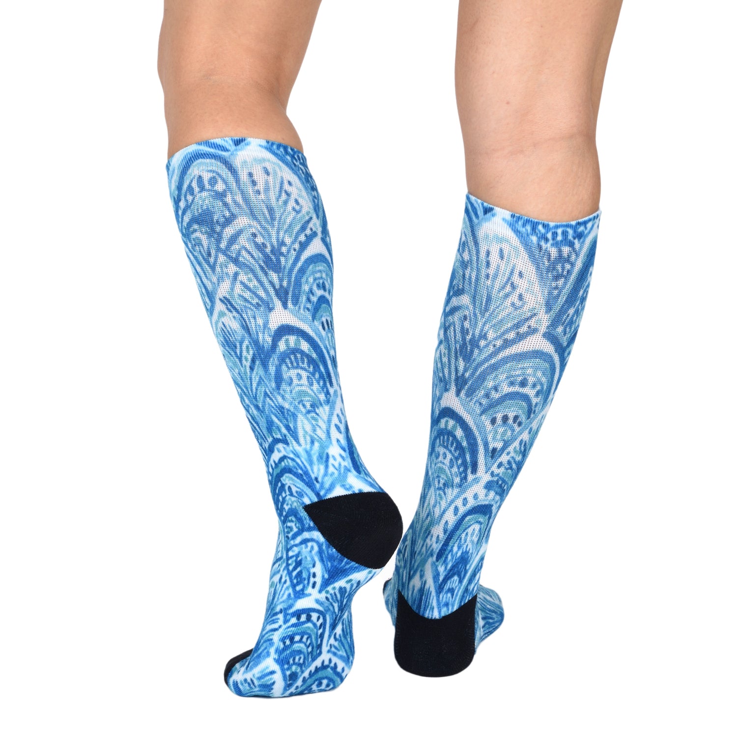 Men & Women's CoolMax Knee-High Socks, Nature Inspired Collection for Men & Women Eco-Friendly Knee High Socks