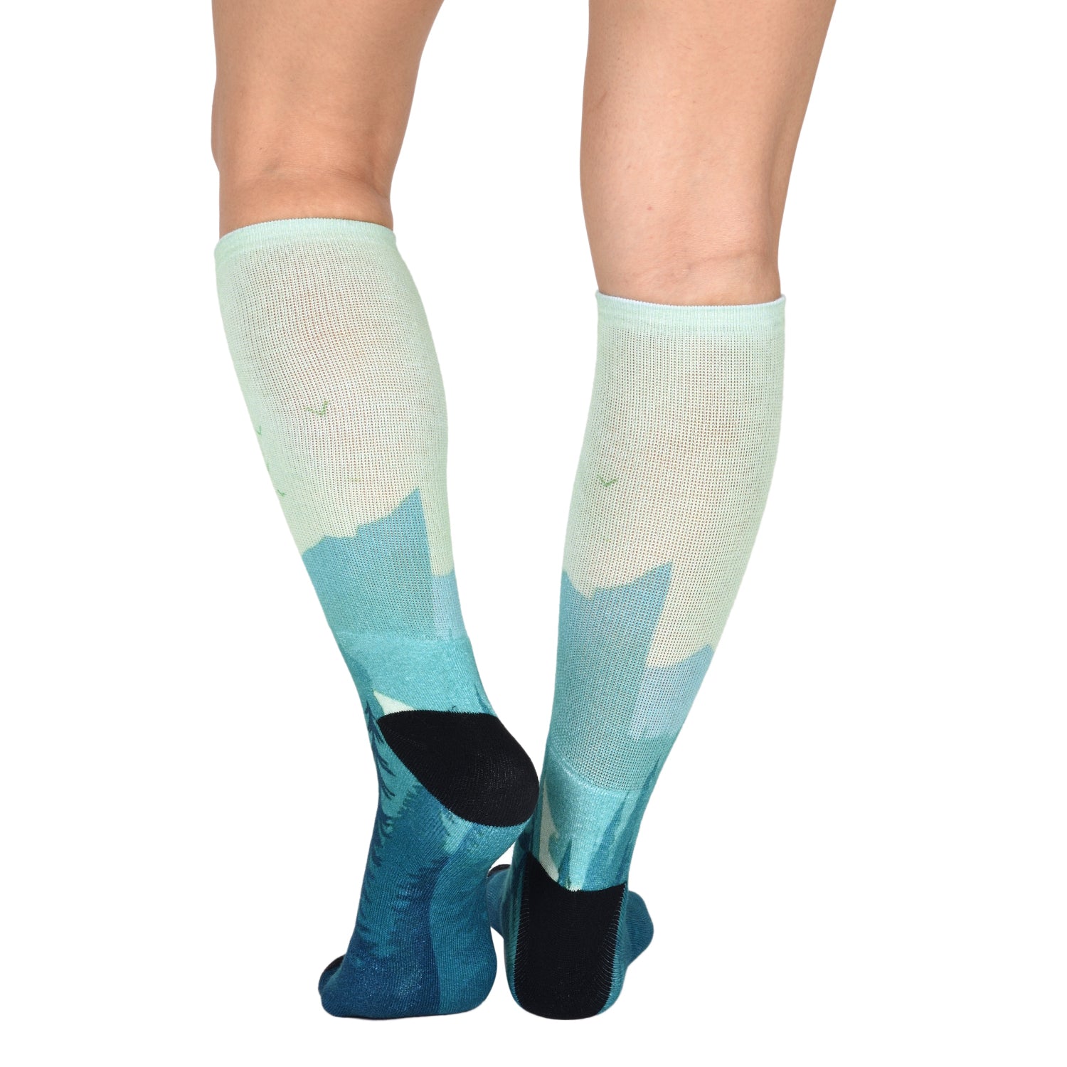 Men & Women's CoolMax Knee-High Socks, Nature Inspired Collection for Men & Women Eco-Friendly Knee High Socks
