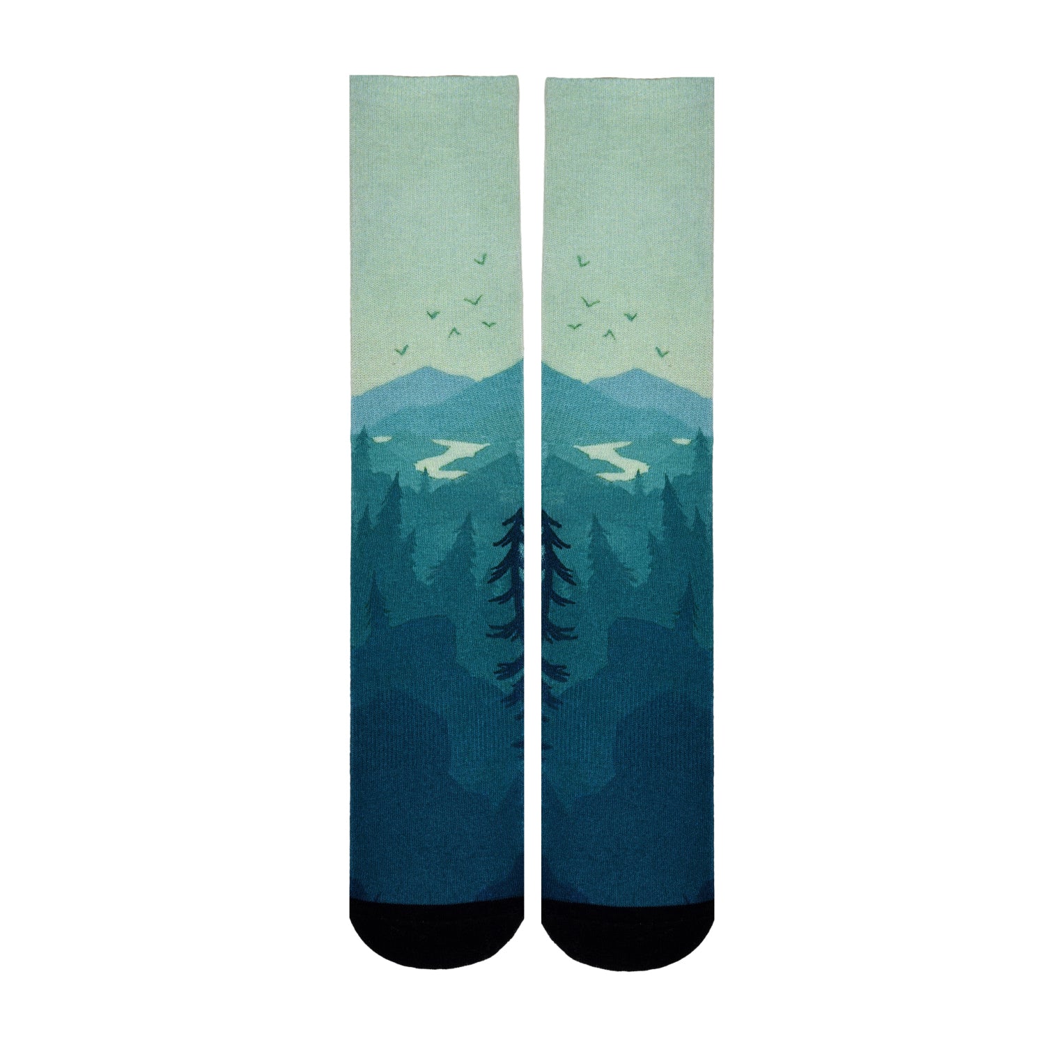 Men & Women's CoolMax Knee-High Socks, Nature Inspired Collection for Men & Women Eco-Friendly Knee High Socks