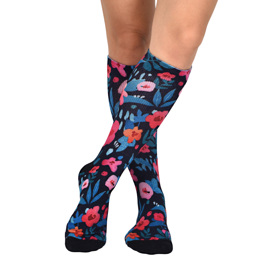Men & Women's CoolMax Knee-High Socks, Nature Inspired Collection for Men & Women Eco-Friendly Knee High Socks