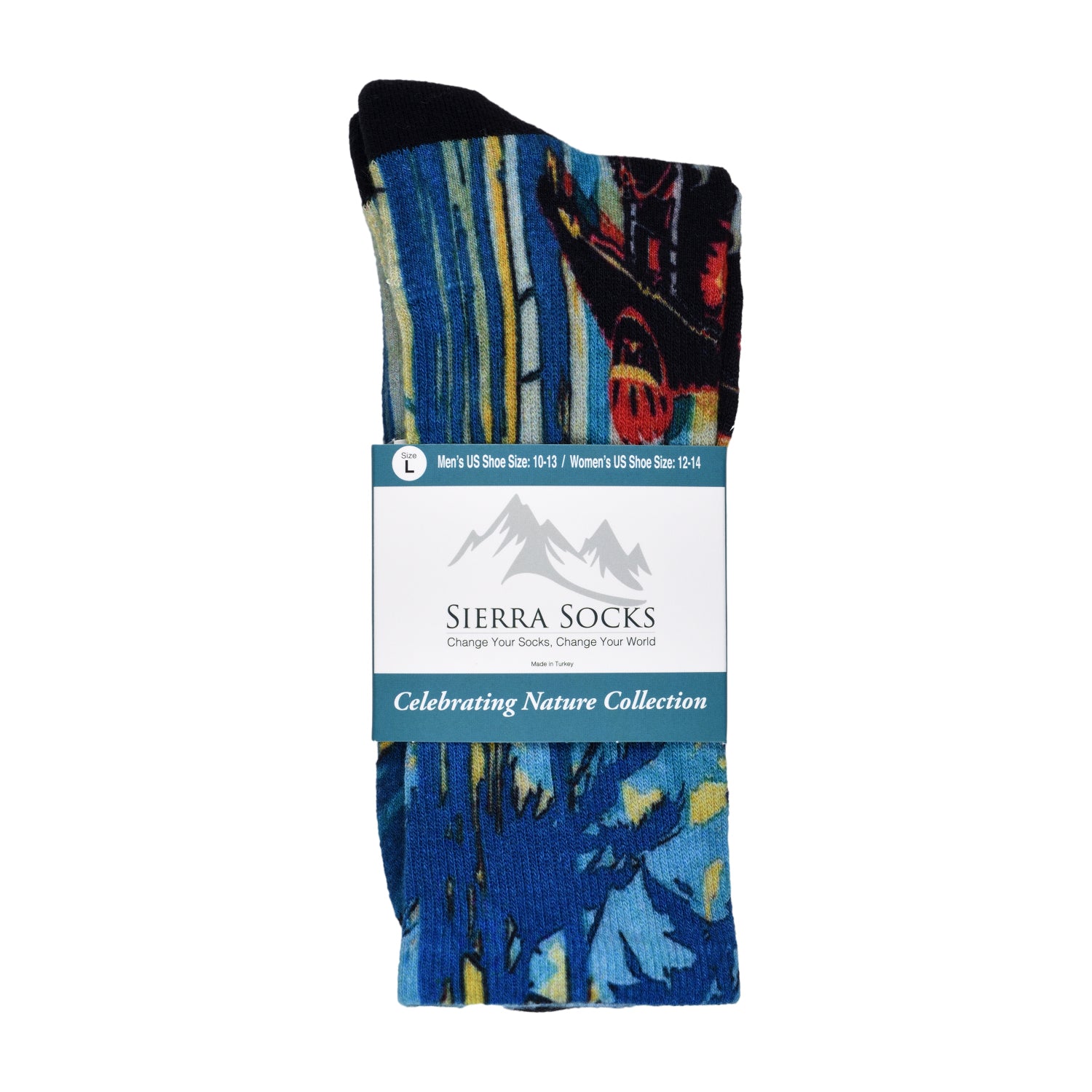Men & Women's CoolMax Knee-High Socks, Nature Inspired Collection for Men & Women Eco-Friendly Knee High Socks