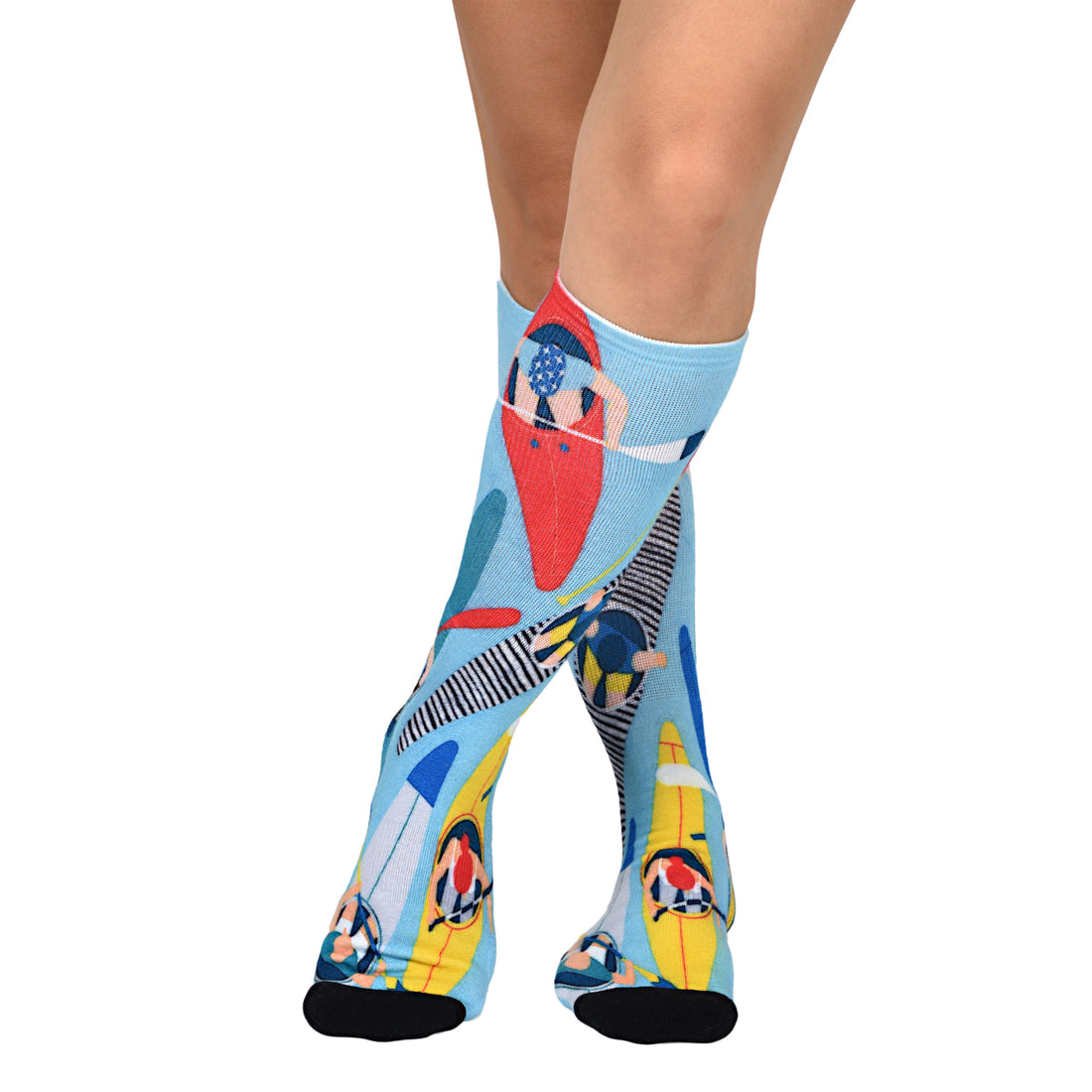 Men & Women's CoolMax Knee-High Socks, Nature Inspired Collection for Men & Women Eco-Friendly Knee High Socks