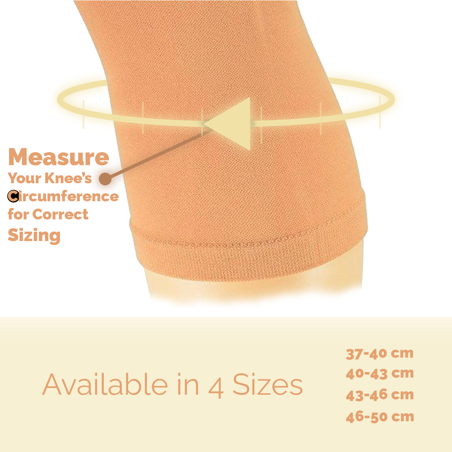 Compression Knee Brace Sleeve Relieve Knee Pain Runners Knee 2 pk U803