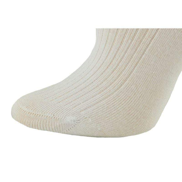 Turn Cuff Lettuce Edge Combed Cotton Seamless Toe School Uniform Socks G550