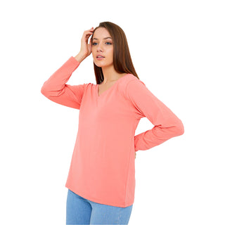 Comprar dk-powder Women's V-Neck Long Sleeve T-Shirts