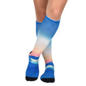 Sierra Socks River Valley Pattern CoolMax Socks, Nature Collection for Men & Women Eco-Friendly Colorful Crew Socks