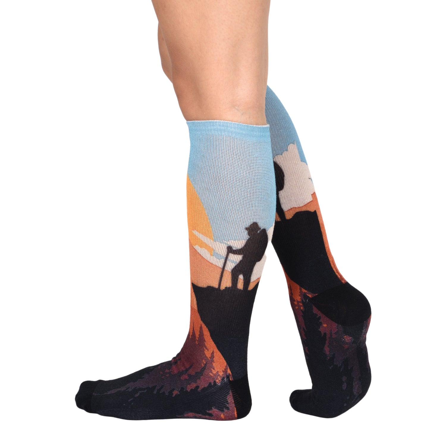 Men and Women's CoolMax Knee High Socks - Colorful, Fun and Sporty Socks