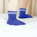 Newborn Unisex Cotton Ankle-Hi Socks with Stripes Assorted 6 Pair Pack