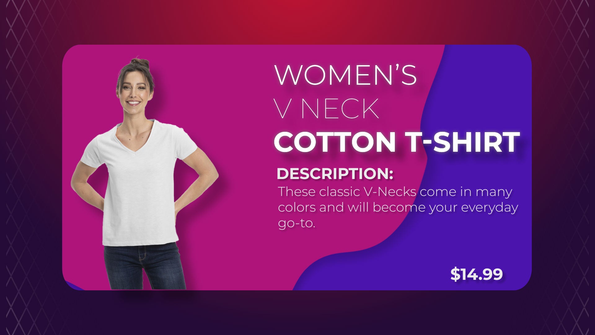 Women's V Neck T-Shirt