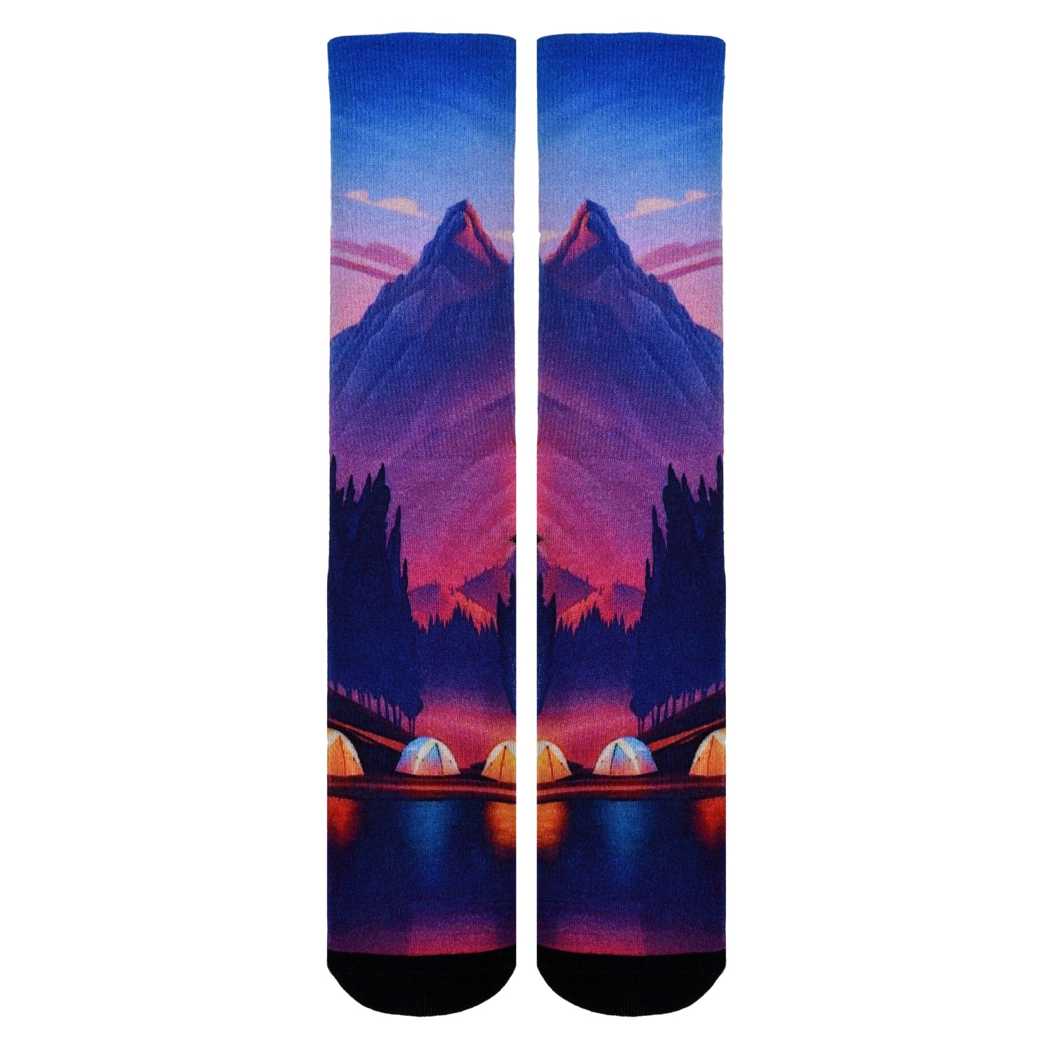 Men & Women's CoolMax Knee-High Socks, Nature Inspired Collection for Men & Women Eco-Friendly Knee High Socks